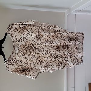 Animal print top